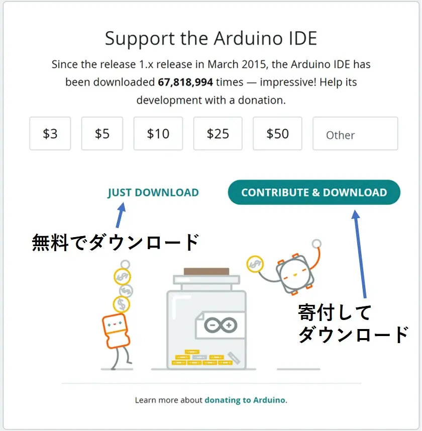 JUST DOWNLOAD：無料でダウンロード CONTRIBUTE & DOWNLOAD：寄付してダウンロード