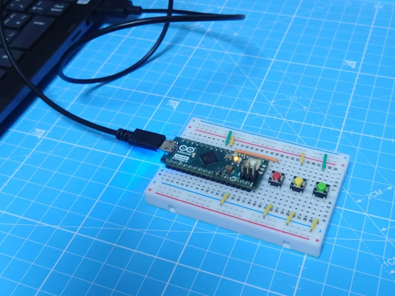 arduino キーボード メモ帳にゅうりょく